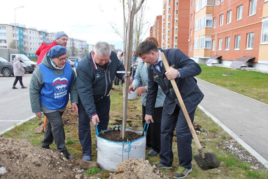 Химики приняли участие в закладке Аллеи Памяти